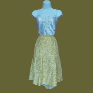 Banana Republic Floral Midi Skirt